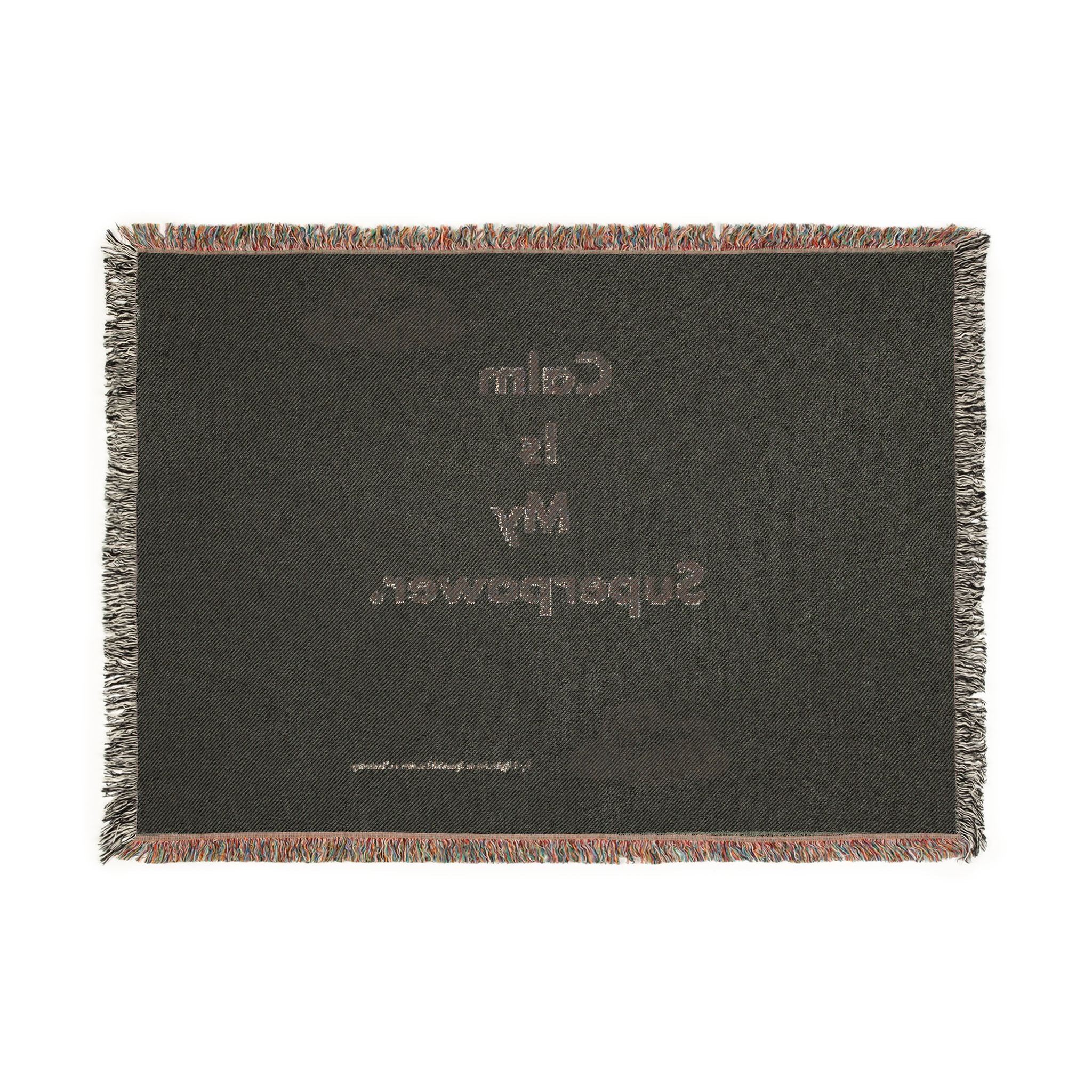 ADHD Calming Blanket | "Calm Is My Superpower" Cozy Throw for Relaxation & Self-Care