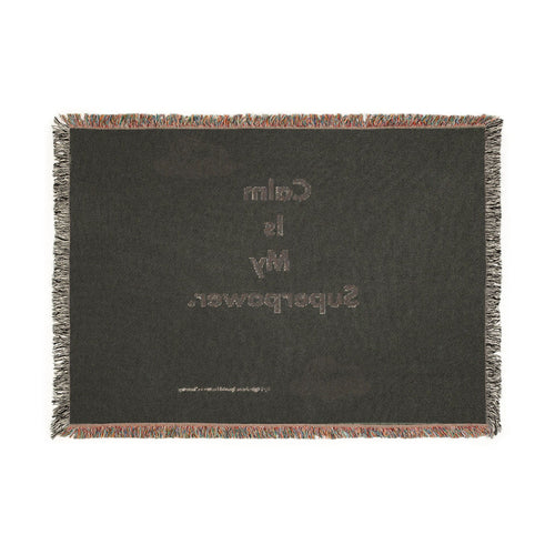 ADHD Calming Blanket | "Calm Is My Superpower" Cozy Throw for Relaxation & Self-Care